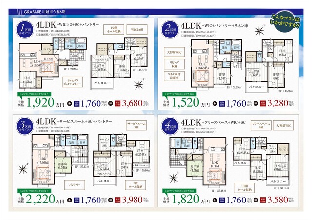 グラファーレ4455川越市今福８期４棟の外観②