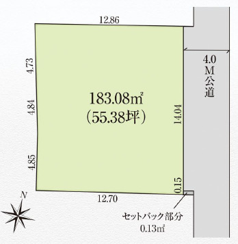 グラファーレ4482坂戸市中小坂２期１棟の見取り図