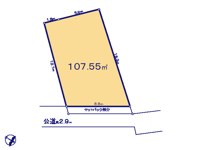 グラファーレ4462さいたま市三橋５０期１棟の見取り図