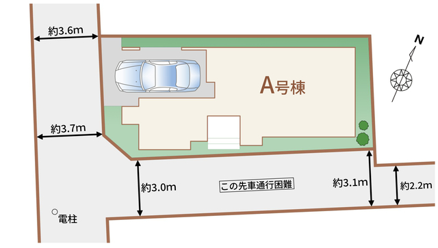 ハートフルタウン西ｹ原4丁目20番の見取り図