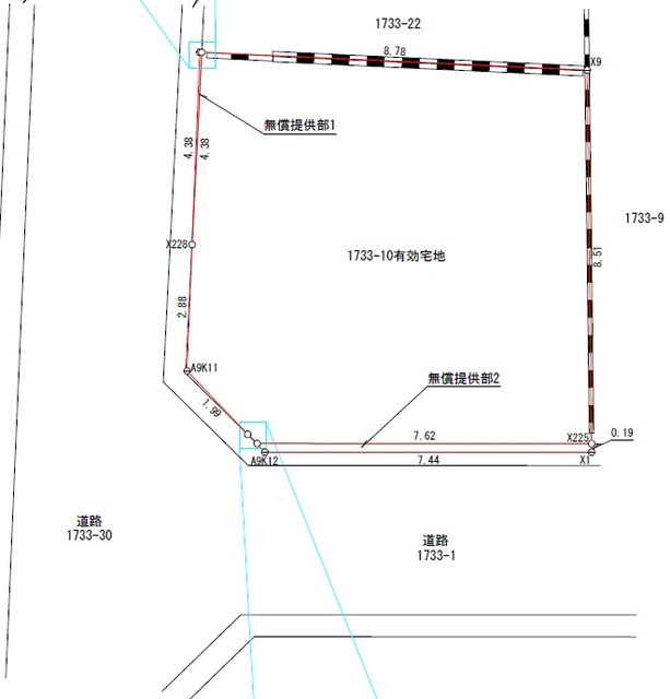 ハートフルタウン草加市谷塚町1733番の見取り図